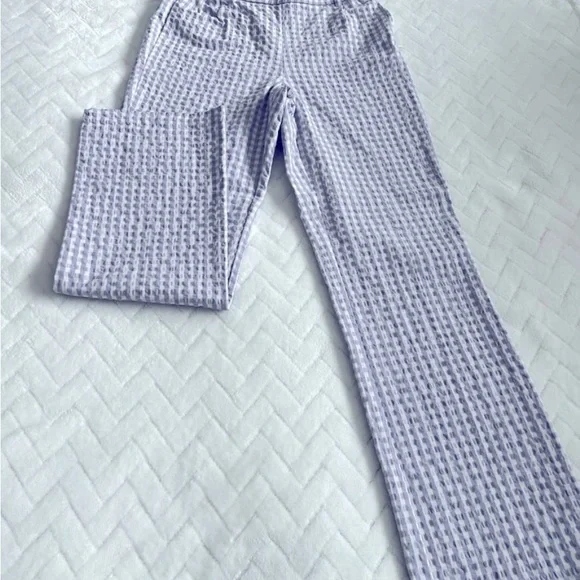 Zara purple and white gingham pants set - Picture 6 of 7
